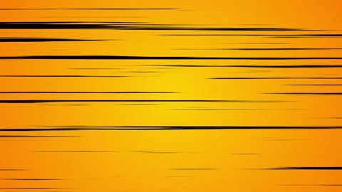 Anime Speed Horizontal Black Lines Orange Background Stock Footage 211341561