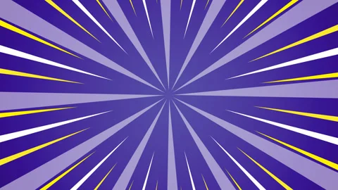 Anime speed line loop motion background. Radial comic light burst loop. Spe.. Stock Footage 332716291