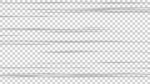 Anime speed lines and comic motion blur on transparent background. Illustrazione stock