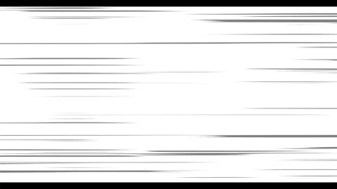 Anime speed lines comic motion on black background. Stock Footage 311590890