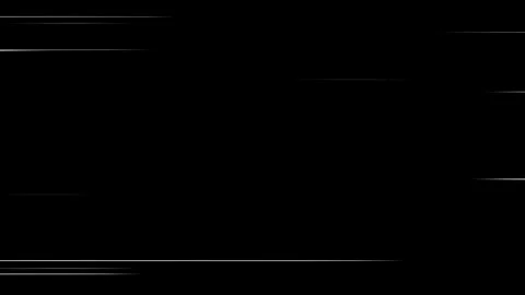 Anime speed lines comic motion on black background. Stock Footage 311590910