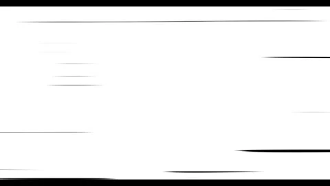 Anime speed lines comic motion on black background. Stock Footage 311590924