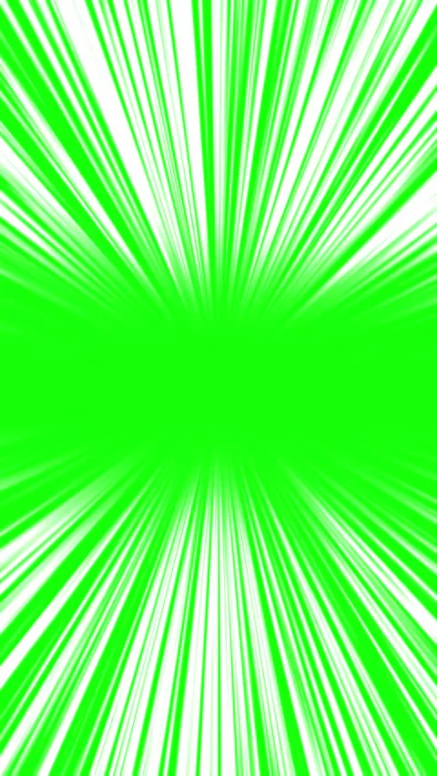 Anime speed lines effect on green screen for social media Stock Footage 337608158