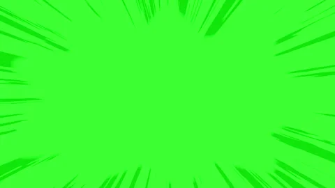 Anime speed lines green screen effect for action background Stock Footage 333813349