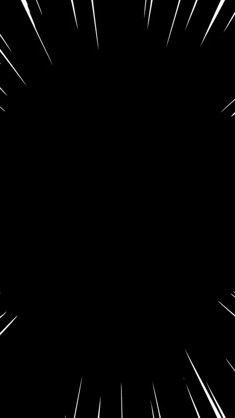 Anime speed lines overlay for action scenes, vertical format Stock Footage 340133975