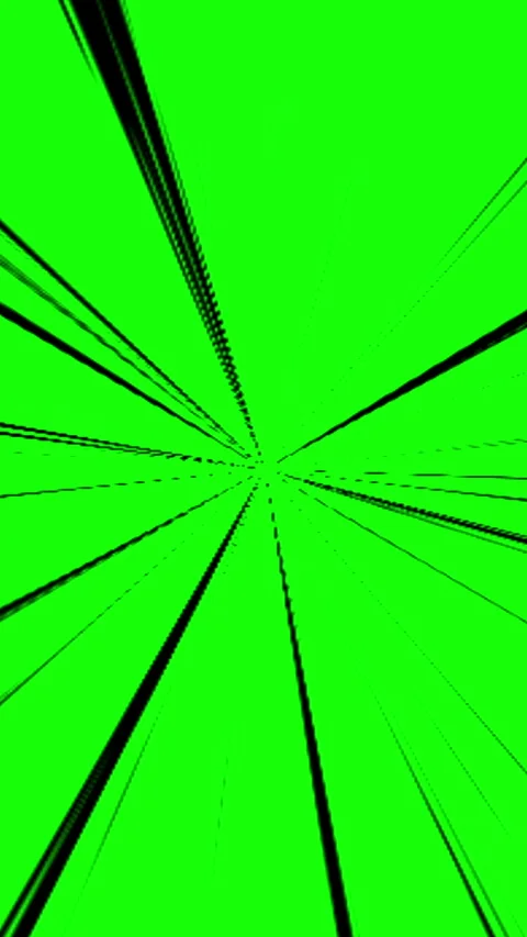 Anime Speed Lines Vertical Green Screen Stock Footage 292936990