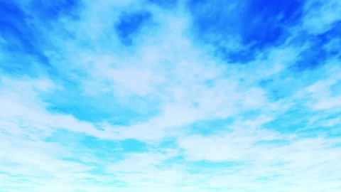 Anime Style Moving Cloud Seamless Loop Animation Stock Footage 344070601