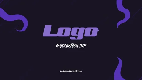 Anime Tentacles Logo Opener for After Effects Stock After Effects