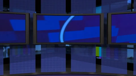 AnimSet 005 Close Shot Screens with Desk Animated Stock-Footage 60557482