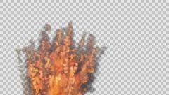 fire transparent background stock footage videos pond5