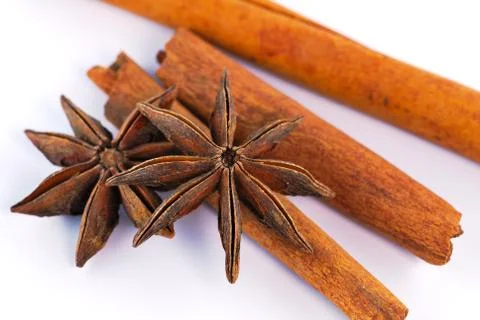 Anise and cinnamon Stock Photos