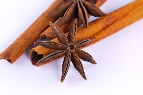 Anise and cinnamon Stock Photos