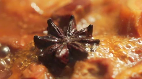Anise on boiling pork Vidéo 57288121