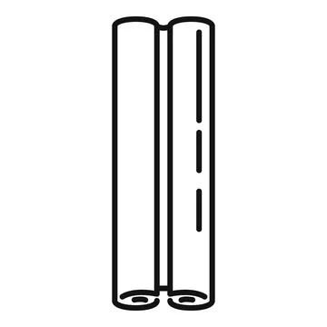 Anise spice icon outline vector. Cinnamon stick Stock-Illustration