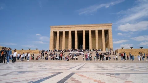 Anitkabir, Ankara, Turkey Video stock 107644661