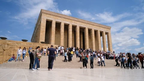 Anitkabir, Ankara, Turkey Stock Footage 107644976