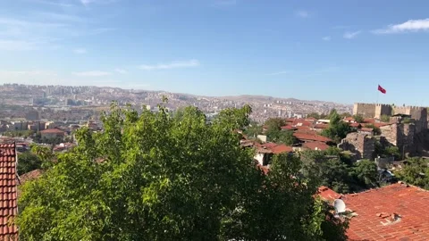 Ankara Castle. Stock Footage 95540500