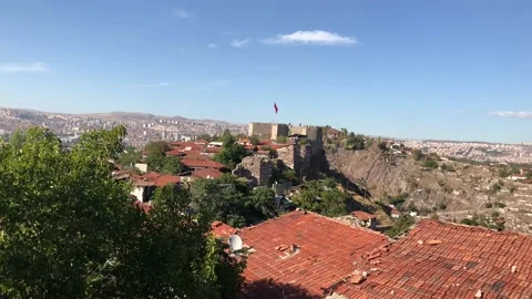 Ankara Castle. Stock Footage 95541477
