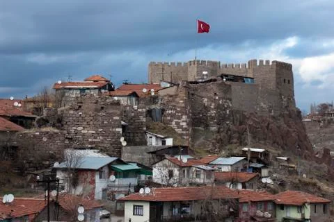 Ankara castle Stock Photos
