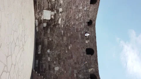 Ankara Castle view with panning motion from left to ride. Stock Footage 274051792