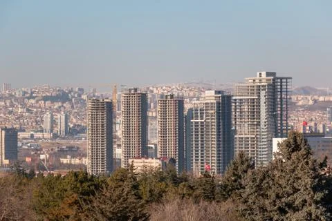 Ankara skyline Stock Photos