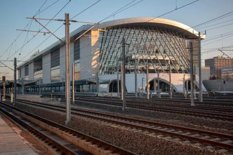 Ankara Train station Stock Photos