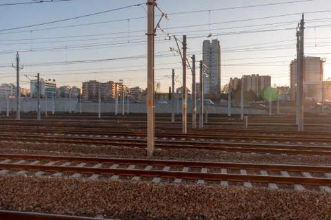 Ankara Train station Stock Photos