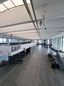 ANKARA, TURKEY - 2025,May 2: Empty interior of Ankara bus station in the morning Stock Photos