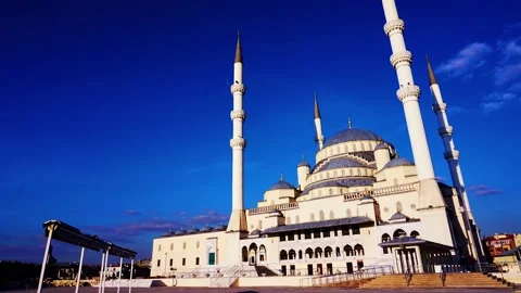 Ankara Turkey Mosque Time lapse. Stock Footage 142830467