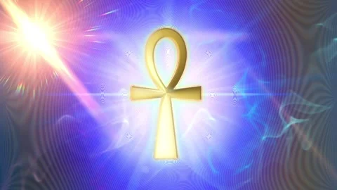 Ankh symbol Stock Footage 255000943