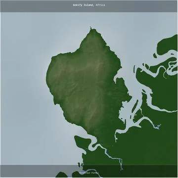 Ankify Island, Madagascar, cropped to square. Physical Stock Illustration