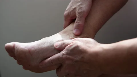 Ankle pain. Video stock 212974048
