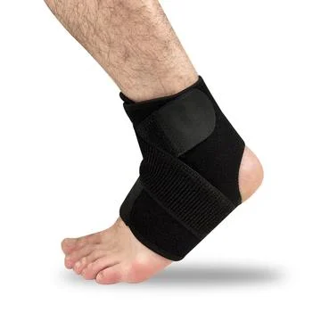 Ankle support isolated on white background Stock Photos