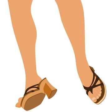 Ankle Twisting Stock Illustration