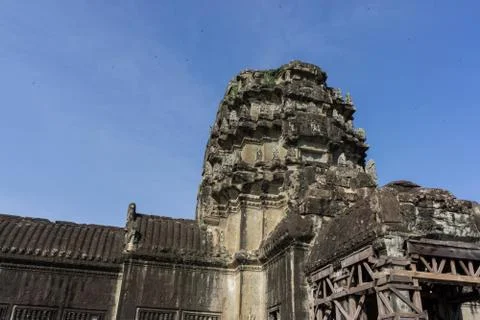 Ankor wat temple Stock Photos