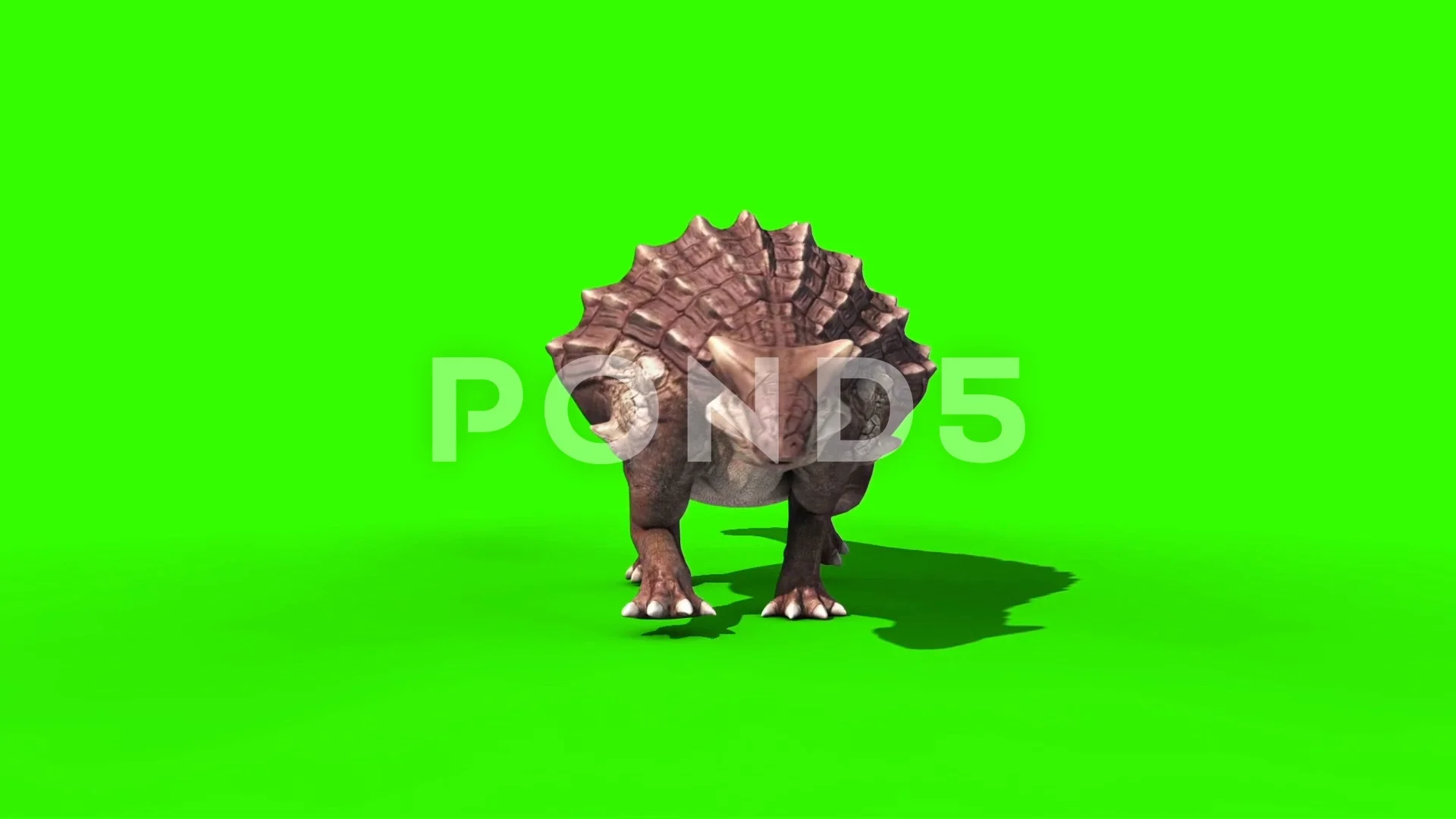 Dinosaur Ankylosaurus Run, Banco de Video - Envato Elements