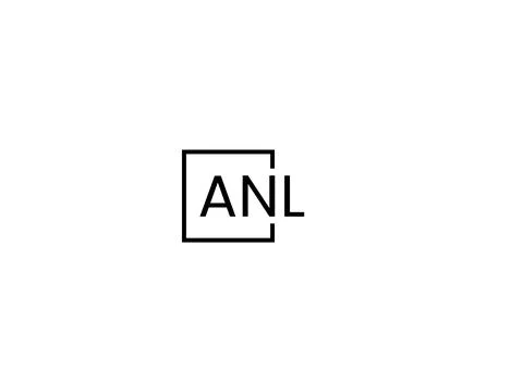 ANL letter initial logo design vector illustration Stock-Illustration