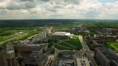 Ann Arbor Aerial Stock Footage 52589522