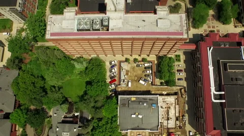 Ann Arbor Aerial Stock Footage 52592431