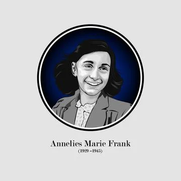 Ann frank vector image Stock Illustration