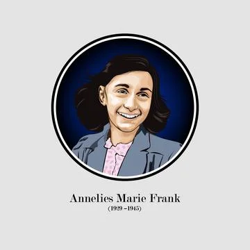 Ann frank vector image Stock Illustration