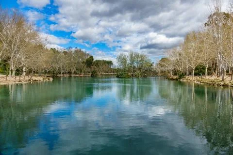 Anna lagoon in Valencia Stock Photos
