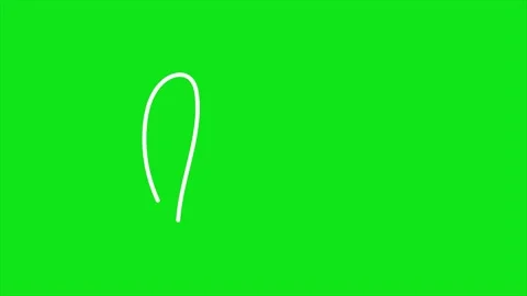 Anna name signature looping animation on green background Stock Footage 340084351