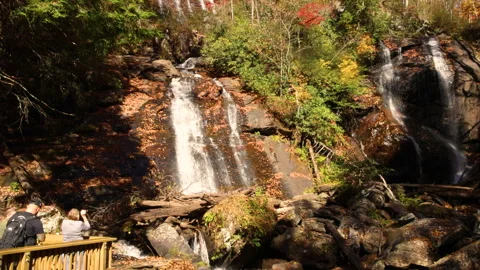 Anna Ruby Falls in Helen GA 動画素材 276318981