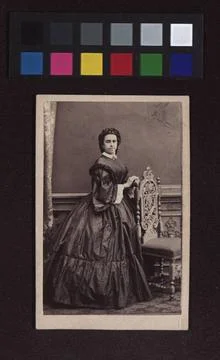 Anna Strauß (Netti), sister of Johann, Josef and Eduard Strauß (1829-1903). Stock Photos