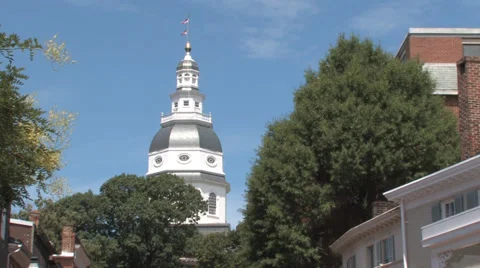 Annapolis State House 1 動画素材 37018684