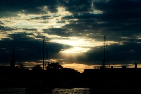 Annapolis Sunset Stock Photos