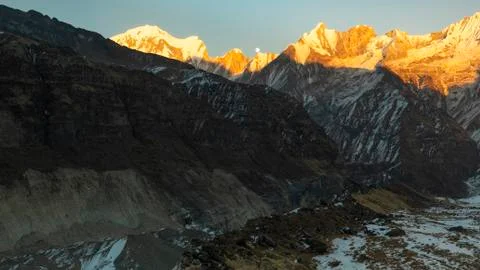 ANNAPURNA BASE CAMP 写真素材
