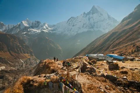 Annapurna base camp Stock Photos