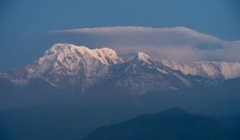 Annapurna Mountain Range Stock Photos